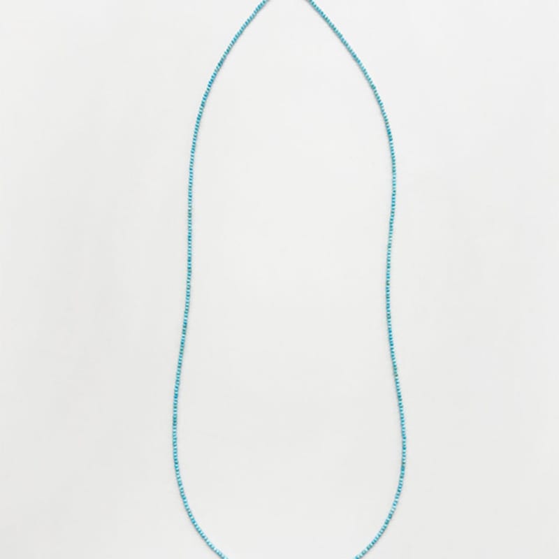 August Harmony Turquoise Tiny Beads Opera Necklace