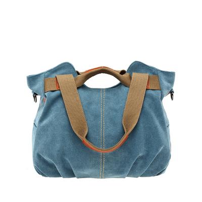 Stylish Casual One-shoulder Diagonal Handbag Retro Trend Casual Canvas Bag Women's Bag CLE