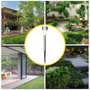 2/8/15PCS Stainless Steel Solar Garden Light Outdoor Solar Powered Lamp Lanter Waterproof Landscape Lighting Yard Lawn Decoration