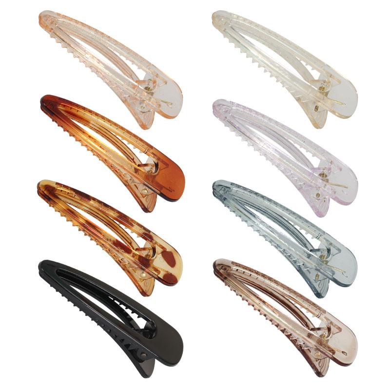 

Transparent Hollowed-out Teardrop Hair Clips Bangs Side Duckbill Clips Accessory Hair Clips 700625#