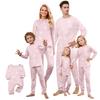 Print Cute Family Set Pajamas, Home Clothes, Family Set Long Sleeve Top Pants Set