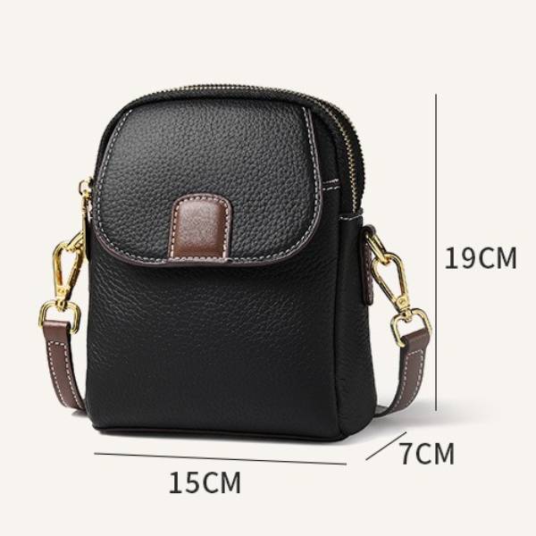 Leather Fashion Women Crossbody Bag Practical Phone Bag