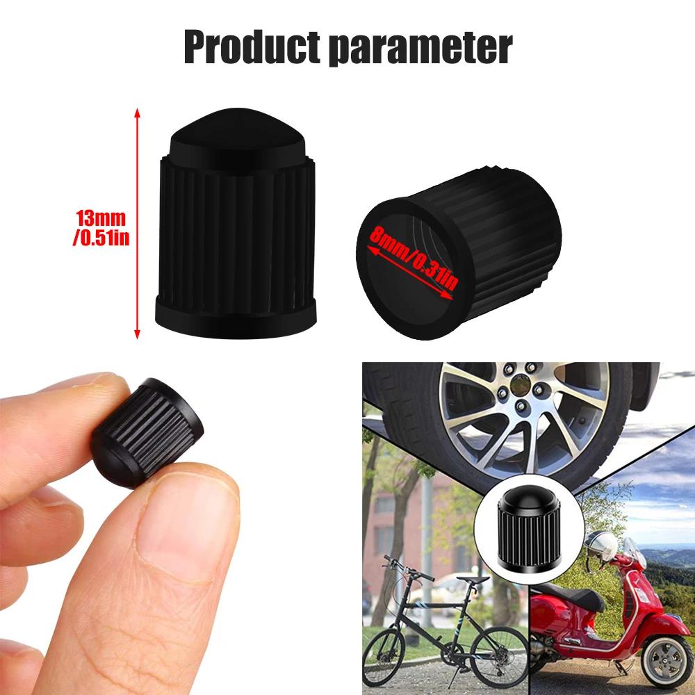 BFL1 100Pcs/Lot Wearproof Plastic Auto Wheel Tyre Tire Valve Stem Caps Covers, Artight Seal Heavy Duty, on The Nipple Car Accessries