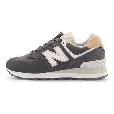Nb 574 Retro Cushioning Durable Support Low Top Casual Running Shoes Women Sneaker Gray Pink WL574SYP