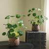 Decorative Artificial Faux Plants Floral Fake Lotus Leaves  Living Room Ornaments