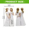 Resin Sister Statue Representing Friendship For Home Office Shelf Decors And Birthday Christmas Holiday Gift Present