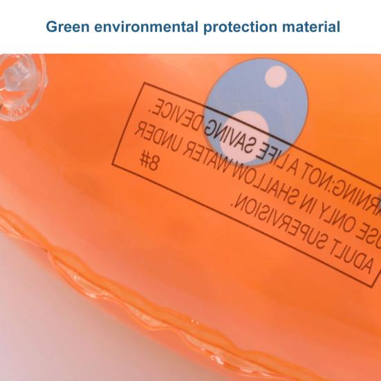 Swimming Ring Strong Buoyancy Good Sealing Cartoon Inflatable Toughness Water Entertainment Kid Colorful Swimming Circle Beach Supply