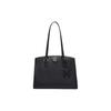 MK Chantal Logo Solid Color Pendant Tote Bag Women Tote Black 30S4G7CT2T-001