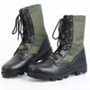 Men's High Top Desert Boots, Green Outdoor Hiking Boots, Camouflage Combat Boots, Outdoor Training Boots
