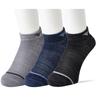Ankle Durable Reinforced Toe and Sizes Cm Assorted Colors C Men's Socks, 3-Pair Pack, Mesh, Length, Breathable, Design, Heel, 881-315, 24.0 ~ 26.0 Cm,