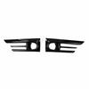 Black Front Fog Light Bumper Lamp Cover Trim For    Honda CR-V CRV