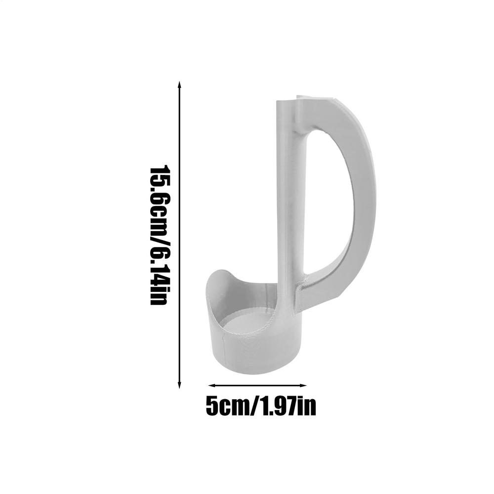

12 oz Soda can Holder with Hand Soda Can Handle Grip Reusable Bar Tool for Energy Drink Beer Pop Party Gathering Indoor Outdoor білий