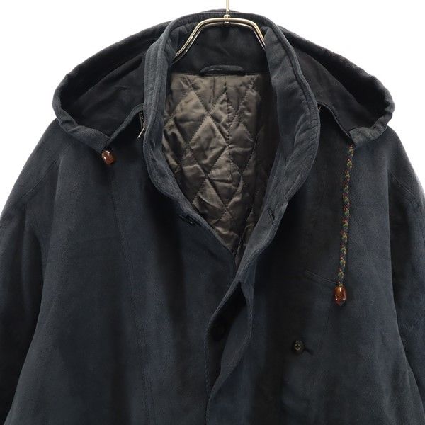 LANVIN Brushed Batting jacket 46-34 Navy system Men's Used