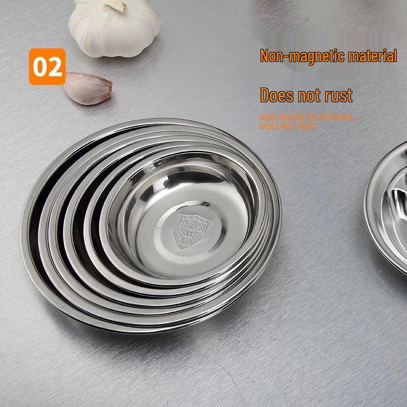 304 Stainless Steel Round Seasoning Plate