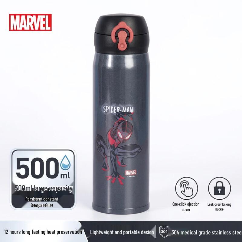 Disney Kids Insulated Stainless Steel Direct Drink Water Bottle 500ml