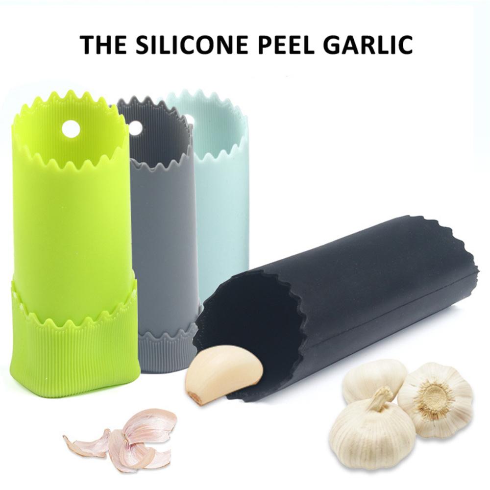 Peeled Health Durable Wear-resistant Portable Household Silicone Garlic Peeler Convenient Safety Practical Kitchen Simple Manual