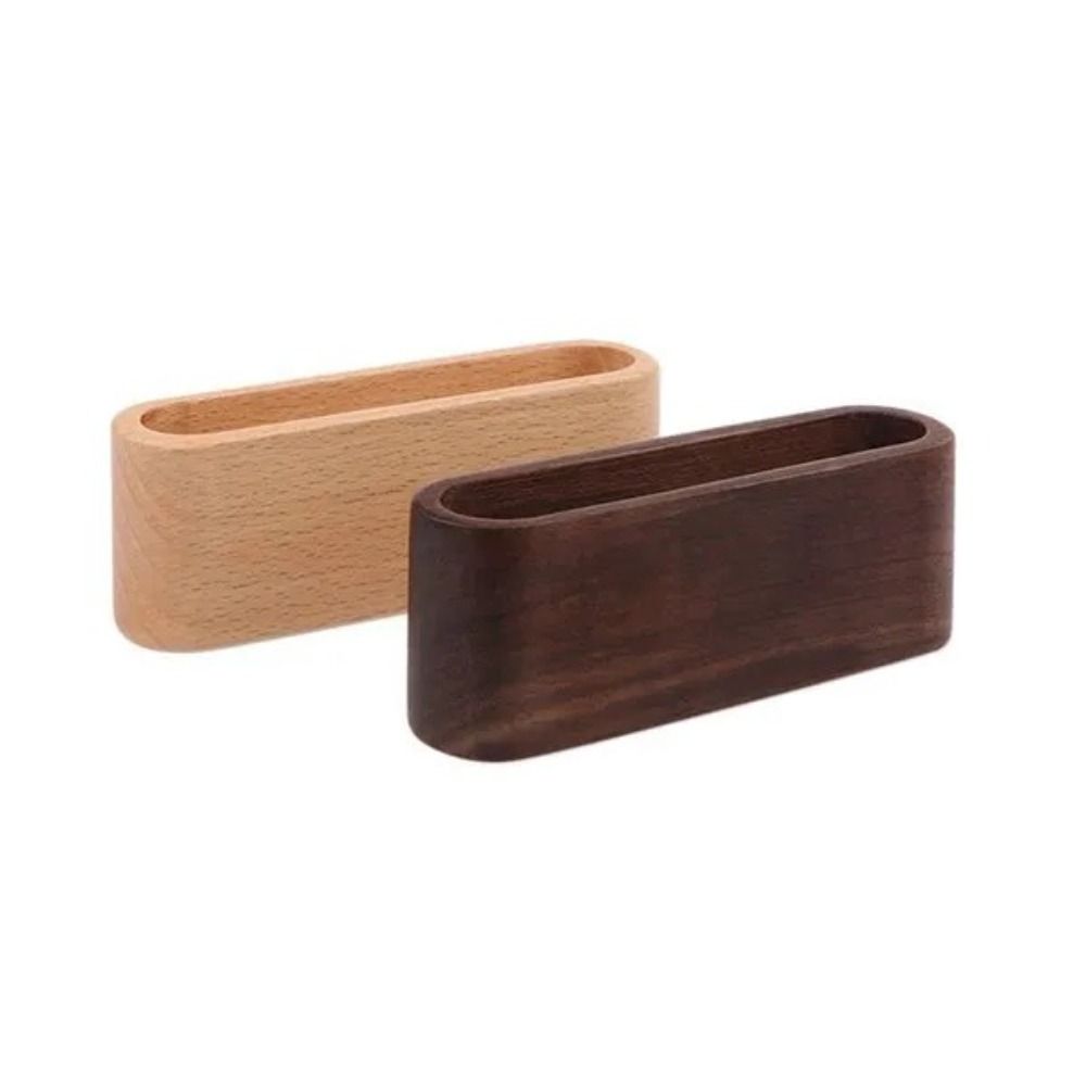 Storage Display Device Cards Stander Cards Holder Wooden Business Card Holders Card Organizer