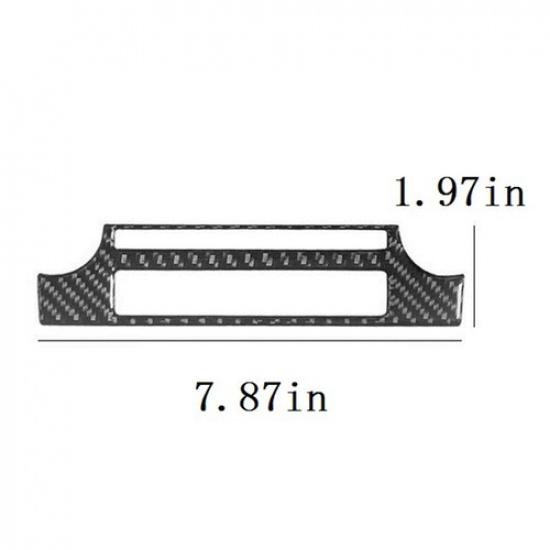 Fit For Camry 2012-14 Carbon Fiber Manual Climate Console Interior Trim A