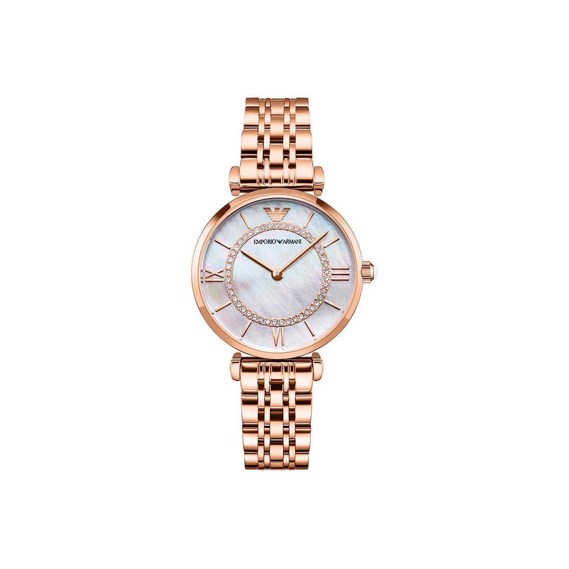 EMPORIO ARMANI Women s Ferris Wheel Baby s Breath Series Watch AR1909-CLG Rose Gold