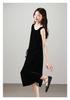 100% Mulberry Silk Velvet Vest Dress