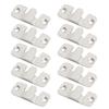 10pcs Quick Installation Stainless Steel Wall Hook Easy Installation Hanging Buckles For Furniture Picture Frame