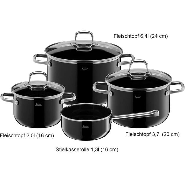Набор сотейников WMF Silit Elegance Line, 4 предмета (21.0930.4807 / 3201019232)