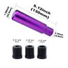 Abfer Aluminum Shift Knob Weighted Car Gear Stick Shift Knob Fits Most Auto Manual Cars, Purple
