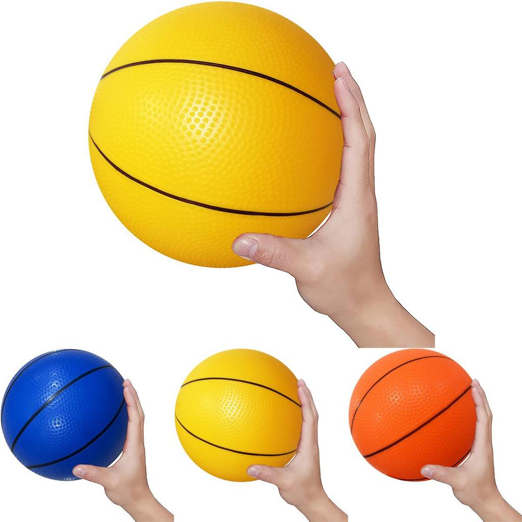 Pvc Inflatable Basketball Durable Outdoor Sports Ball For Kids 18cm Blue
