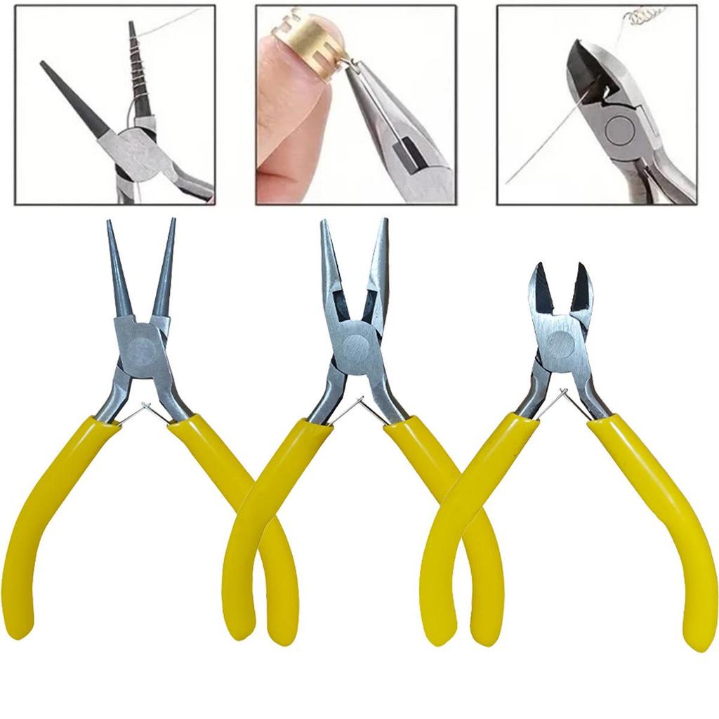 Handmade Mini Pointed Pliers for DIY Jewelry and Wire Looping