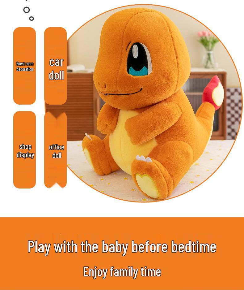 Charmander Plush Doll - Pokémon Series Soft Toy for Kids