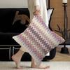 Geometric Zig Zag Wave Cushion Cover Polyester Sofa Cushions Decorative Throw Pillows Home Decoration Pillowcover