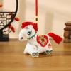 Red Embroidery Mascot Pony Pendant Embroidered Cartoon Zodiac Horse Sachet New Year Gift Chinese Style