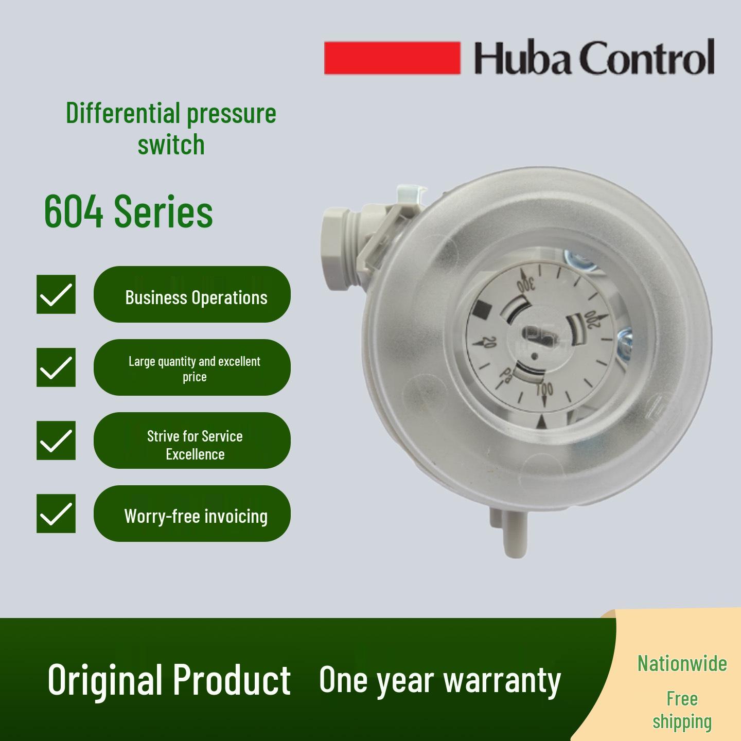 Swiss Fuba Huba 604 Air Pressure Switch & Filter Alarm Accessories Kit