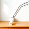 Women's Silver 925 Cubic Cloud Lightning Minimalist Necklace
