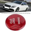 Carbon   Engine Start Stop Button Cover Trim Fit for   B C E S CLA   Class
