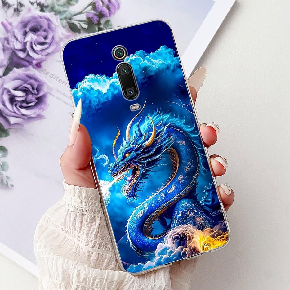 For Xiaomi Mi 9T Pro Case Colorful Flowers Painted Cover Soft Silicone Phone Case For Xiaomi Mi 9T Pro Mi9T Mi9TPro Fundas Coque