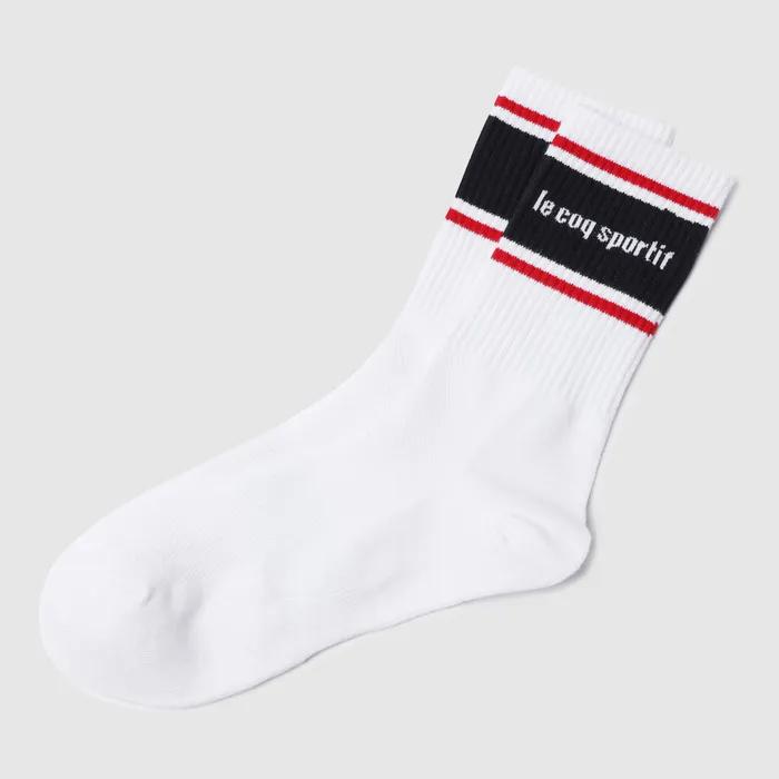 Cooling Lettering High Socks - Navy QR123ASC32