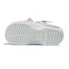Crocs Classic clog EVA Pink Fluttering Casual Versatile Fashion Trend Hole Shoes for men and women White