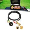 Control Valve 3FT Refill Hose Outdoor Use Comprehensive Solution Effortless Refilling Integrated Pressure Gauge