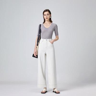 MBB Damen High Waist Wide-Leg Stretch Jeans - Frühling 2025