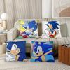 1pc S-SupersonicS-s-SonicS-Game Pillow Case Fashion Square Pillowcase Bedroom Sofa Room Ins Decoration Leisure