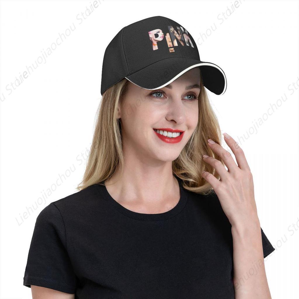 Tour P!ink Pink 2023 Summer Baseball Caps Fashion Music Alecia Beth Moore Sandwich Hats Unisex Women Adjustable Sun Hat Fishing