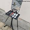 Portable Outdoor Mirror with Stand - Complete Set for Barber and Quick Street Stall Haircuts