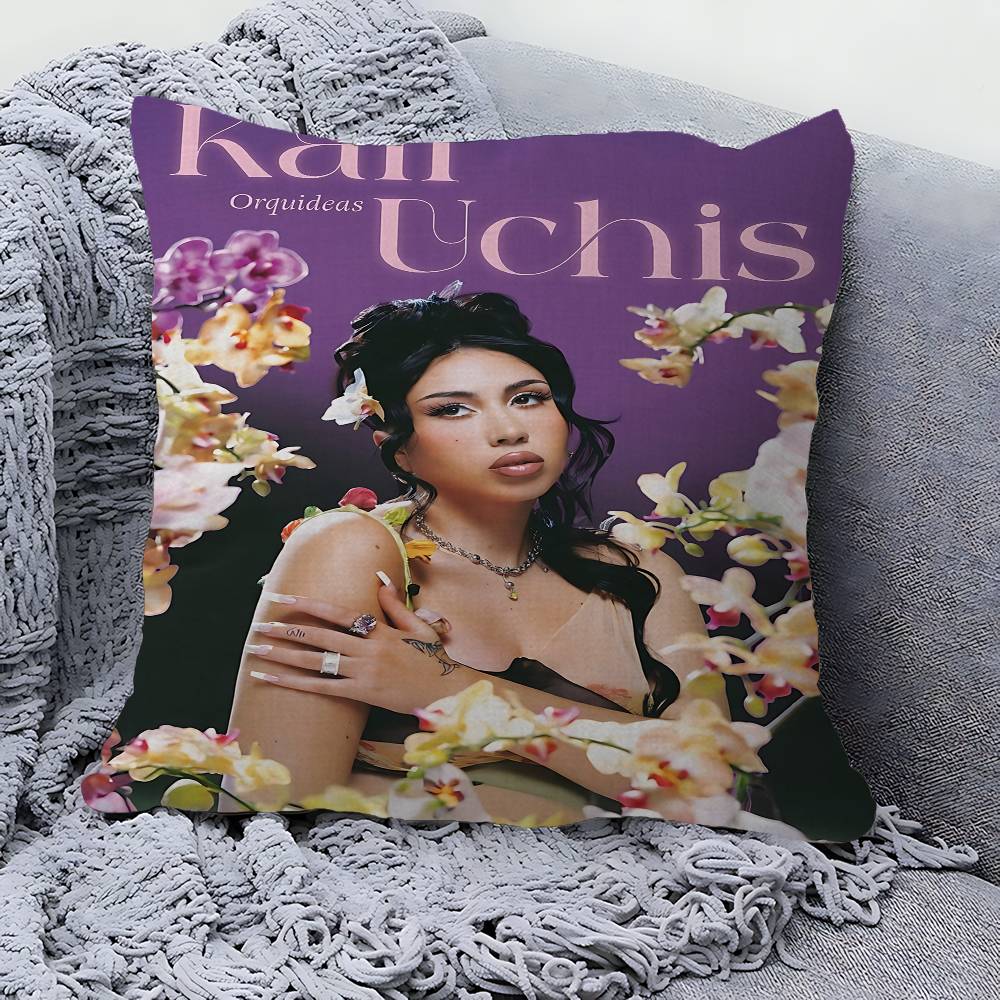 Sängerin K-Kali Uchis Kissenbezug Kissenhülle Dekor Kissenbezug Bedruckter Kissenbezug Für Sofa