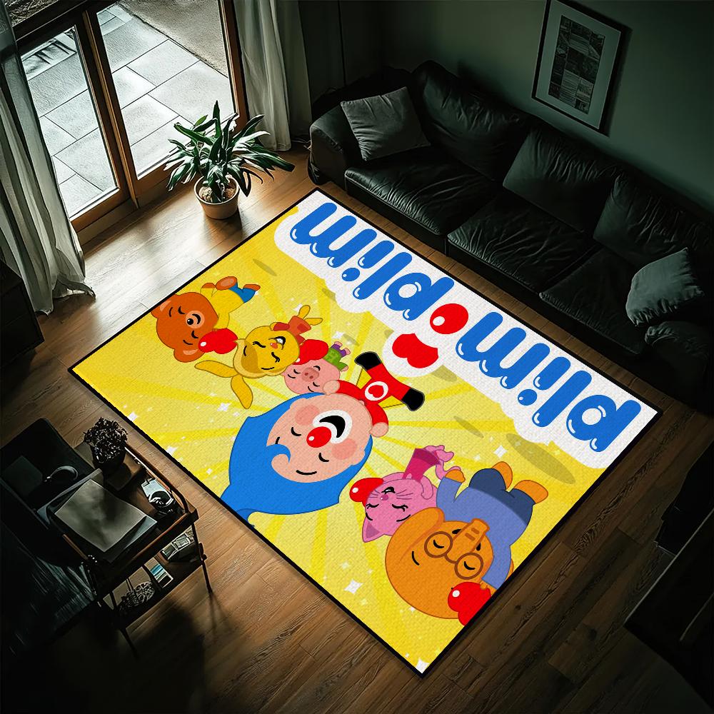 Cartoon P-Plim P-Plim Cute Door Mat Entrance Non-slip Washable Kitchen Carpet Living Room Hallway Rug Bathroom Decoration