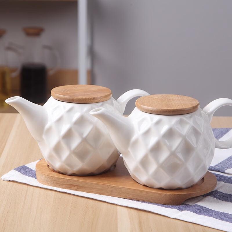 Qianxing Ceramic Seasoning Cruet Set (2 Pots)