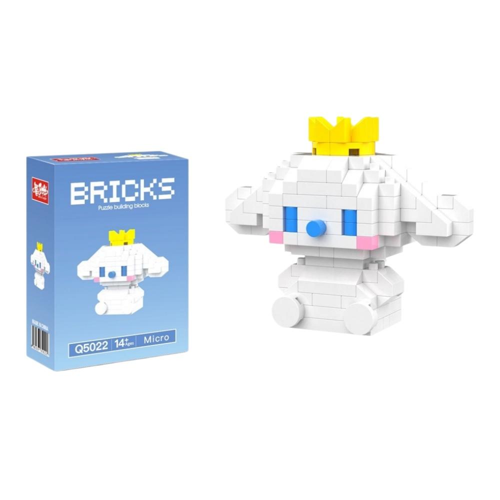 99 style Hello Kitty Building Blocks Cartoon Figures Kuromi Bricks My Melody Children's Assembly Toys Cinnamoroll Gift