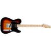 Squier by Fender Affinity Series? Telecaster? Electric Guitar, Maple Fingerboard, Black Pickguard, 3-Color Sunburst, with Soft Case