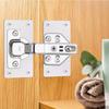 Hinge Repair Plate Cabinet Furniture Drawer Table Scharnier Stainless Steel Household Hardware Hinge Fixing Plate