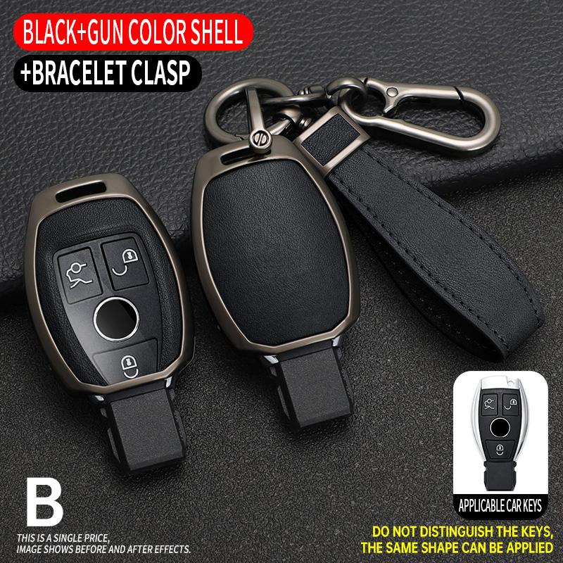 

Чехол для ключей от автомобиля, сумка для ключей для Mercedes Benz ABCS Class AMG GLA CLA GLC W176 W221 W204 W205, держатель для аксессуаров, брелок в виде ракушки